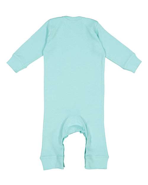 Rabbit Skins - Infant Long Legged Baby Rib Bodysuit - 4412