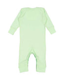 Rabbit Skins - Infant Long Legged Baby Rib Bodysuit - 4412