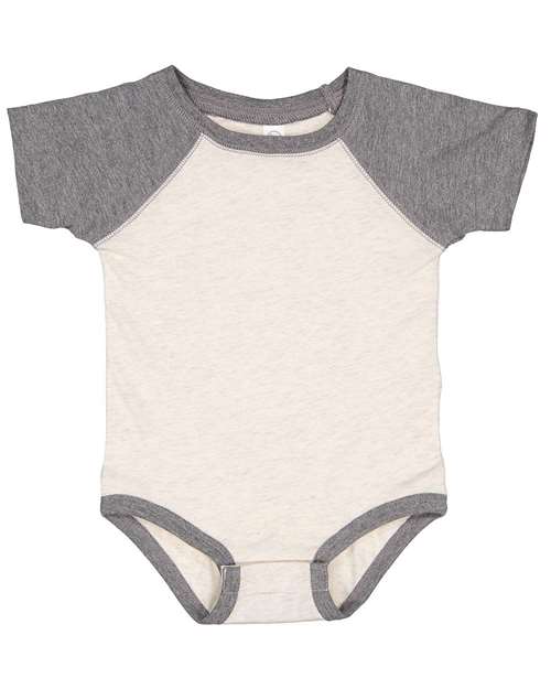 Rabbit Skins - Infant Baseball Fine Jersey Bodysuit - 4430