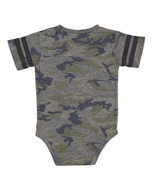 Rabbit Skins - Infant Football Fine Jersey Bodysuit - 4437