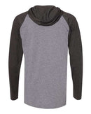 LAT - Fine Jersey Hooded Long Sleeve Raglan T-Shirt - 6917