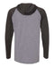 LAT - Fine Jersey Hooded Long Sleeve Raglan T-Shirt - 6917