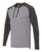 LAT - Fine Jersey Hooded Long Sleeve Raglan T-Shirt - 6917