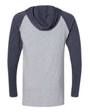 LAT - Fine Jersey Hooded Long Sleeve Raglan T-Shirt - 6917