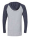 LAT - Fine Jersey Hooded Long Sleeve Raglan T-Shirt - 6917