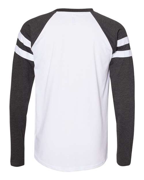 LAT - Fine Jersey Mash Up Long Sleeve Tee - 6934