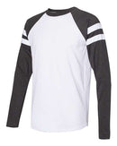 LAT - Fine Jersey Mash Up Long Sleeve Tee - 6934