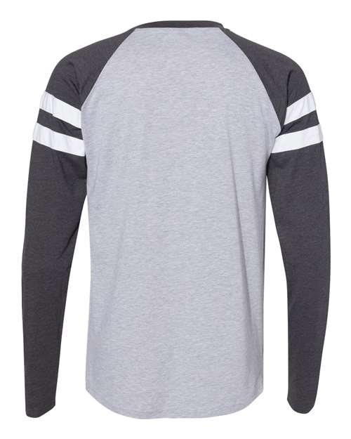 LAT - Fine Jersey Mash Up Long Sleeve Tee - 6934