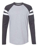 LAT - Fine Jersey Mash Up Long Sleeve Tee - 6934