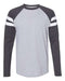 LAT - Fine Jersey Mash Up Long Sleeve Tee - 6934