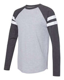 LAT - Fine Jersey Mash Up Long Sleeve Tee - 6934