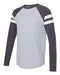 LAT - Fine Jersey Mash Up Long Sleeve Tee - 6934