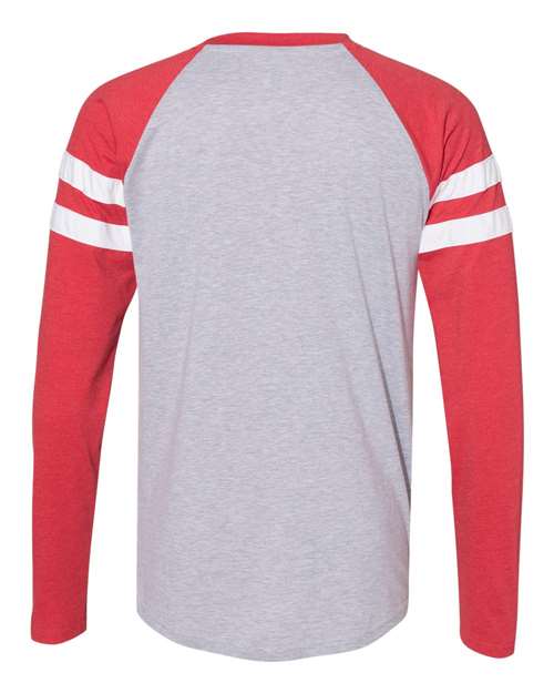 LAT - Fine Jersey Mash Up Long Sleeve Tee - 6934