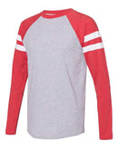 LAT - Fine Jersey Mash Up Long Sleeve Tee - 6934