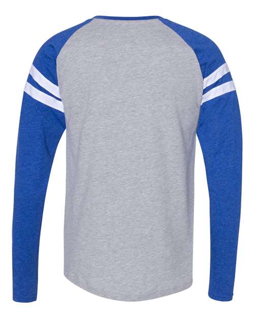 LAT - Fine Jersey Mash Up Long Sleeve Tee - 6934