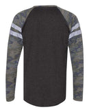 LAT - Fine Jersey Mash Up Long Sleeve Tee - 6934