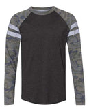 LAT - Fine Jersey Mash Up Long Sleeve Tee - 6934