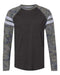 LAT - Fine Jersey Mash Up Long Sleeve Tee - 6934