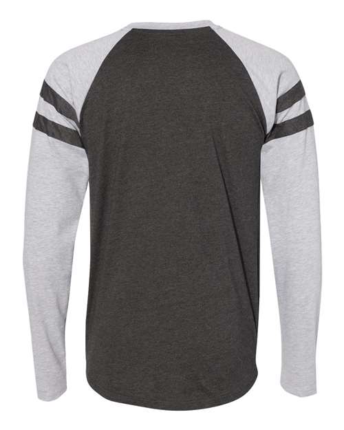 LAT - Fine Jersey Mash Up Long Sleeve Tee - 6934