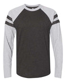 LAT - Fine Jersey Mash Up Long Sleeve Tee - 6934