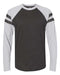 LAT - Fine Jersey Mash Up Long Sleeve Tee - 6934