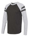 LAT - Fine Jersey Mash Up Long Sleeve Tee - 6934