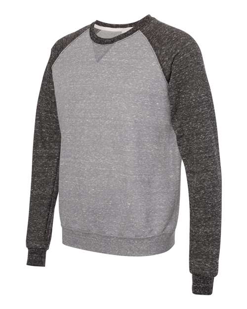 JERZEES - Snow Heather French Terry Crewneck Sweatshirt - 91MR