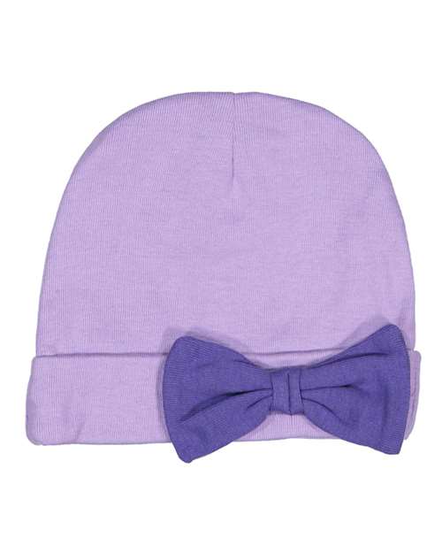 Rabbit Skins - Premium Jersey Infant Bow Cap - 4453