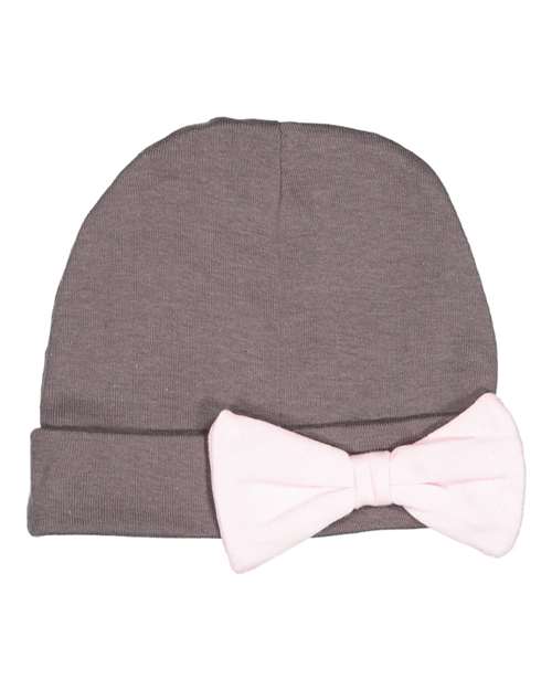 Rabbit Skins - Premium Jersey Infant Bow Cap - 4453