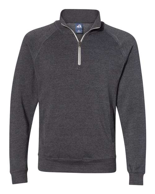 J. America - Triblend Quarter-Zip Sweatshirt - 8869