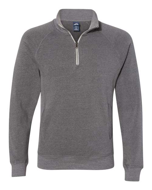 J. America - Triblend Quarter-Zip Sweatshirt - 8869