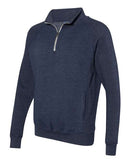 J. America - Triblend Quarter-Zip Sweatshirt - 8869