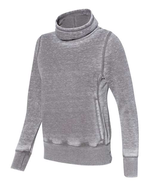 J. America - Women’s Zen Fleece Cowl Neck Sweatshirt - 8930