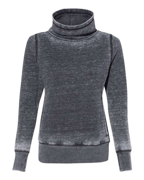 J. America - Women’s Zen Fleece Cowl Neck Sweatshirt - 8930