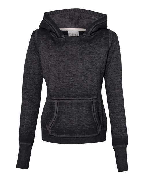 J. America - Women's Zen Fleece Hooded Sweatshirt - 8912