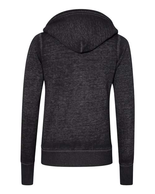 J. America - Women's Zen Fleece Full-Zip Hooded Sweatshirt - 8913