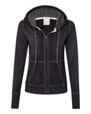 J. America - Women's Zen Fleece Full-Zip Hooded Sweatshirt - 8913