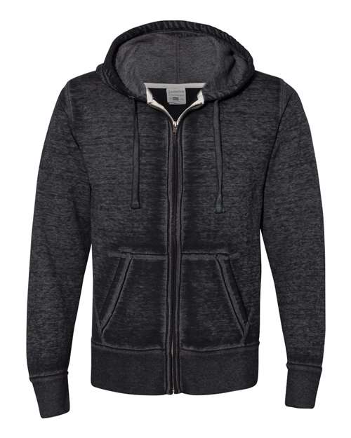 J. America - Vintage Zen Fleece Full-Zip Hooded Sweatshirt - 8916