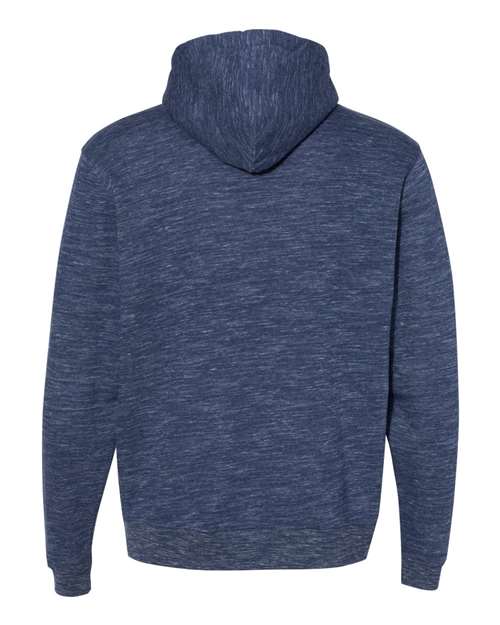 J. America - Mélange Fleece Hooded Sweatshirt - 8677