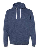 J. America - Mélange Fleece Hooded Sweatshirt - 8677