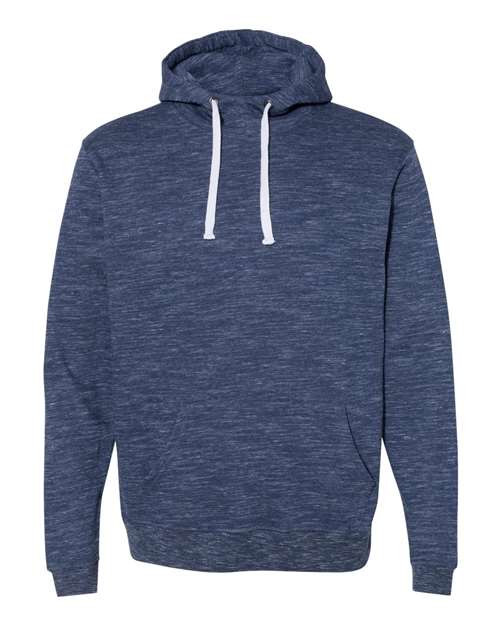 J. America - Mélange Fleece Hooded Sweatshirt - 8677