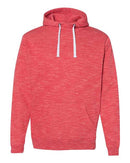 J. America - Mélange Fleece Hooded Sweatshirt - 8677