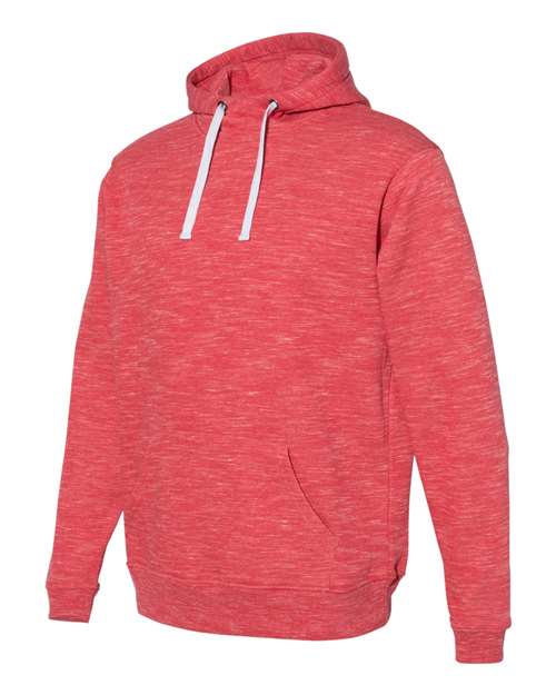 J. America - Mélange Fleece Hooded Sweatshirt - 8677