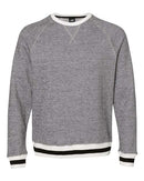 J. America - Peppered Fleece Crewneck Sweatshirt - 8702