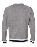 J. America - Peppered Fleece Crewneck Sweatshirt - 8702