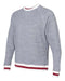 J. America - Peppered Fleece Crewneck Sweatshirt - 8702