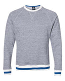 J. America - Peppered Fleece Crewneck Sweatshirt - 8702