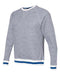 J. America - Peppered Fleece Crewneck Sweatshirt - 8702