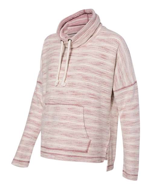 J. America - Women’s Baja French Terry Cowl Neck Pullover - 8693