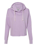 J. America - Women’s Lounge Fleece Hi-Low Hooded Sweatshirt - 8684